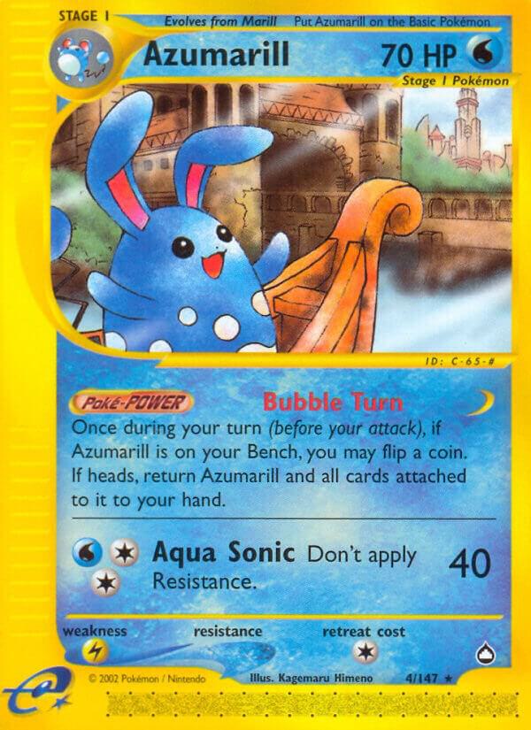 Pokemon Azumarill 4/147 Aquapolis
