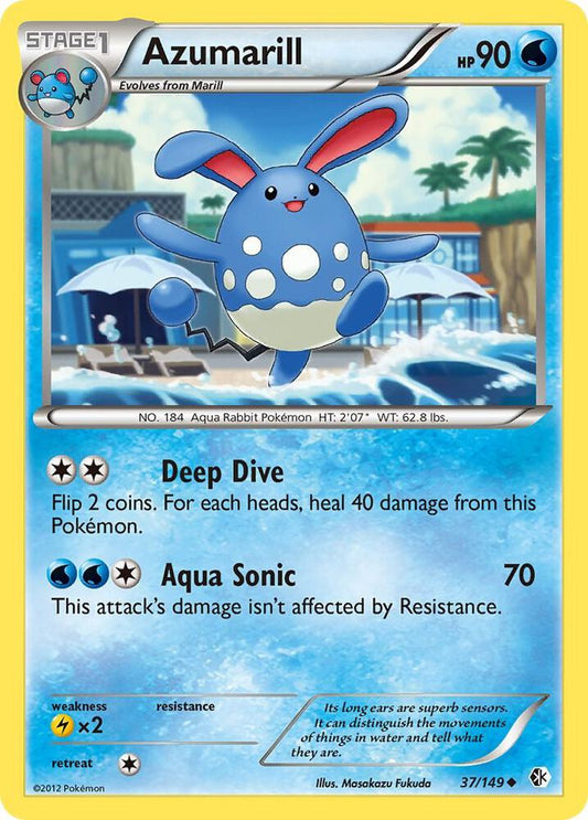 Pokemon Azumarill 37/149 Boundaries Crossed