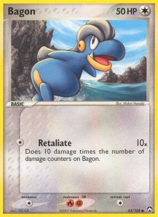 Pokemon Bagon 43/108 Power Keepers