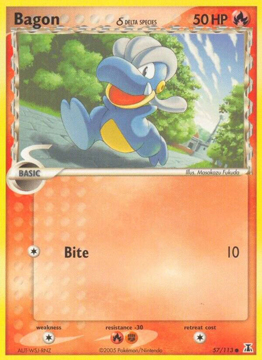 Pokemon Bagon δ 57/113 Delta Species