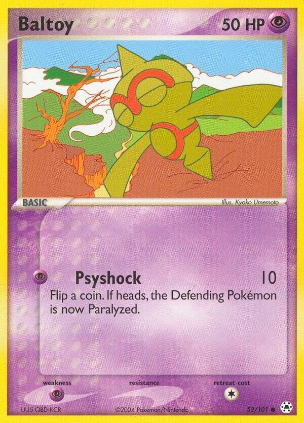 Pokemon Baltoy 52/101 Hidden Legends