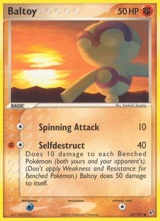 Pokemon Baltoy 53/107 Deoxys