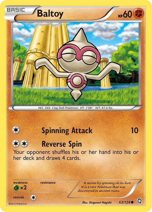 Pokemon Baltoy 63/124 Dragons Exalted