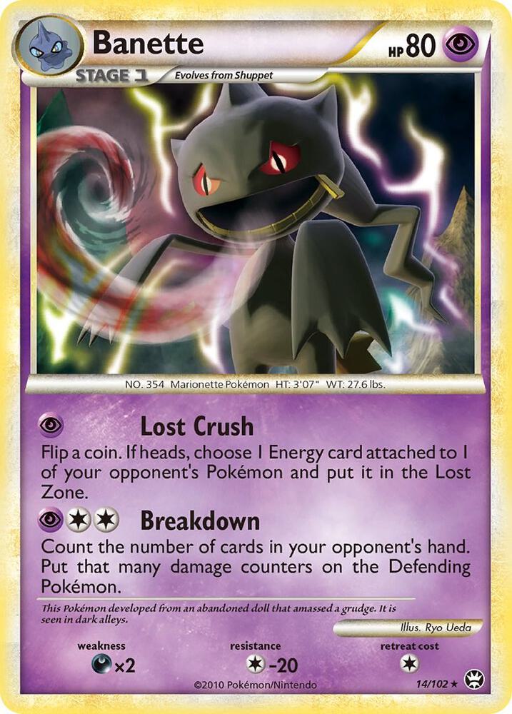 Pokemon Banette 14/102 Triumphant