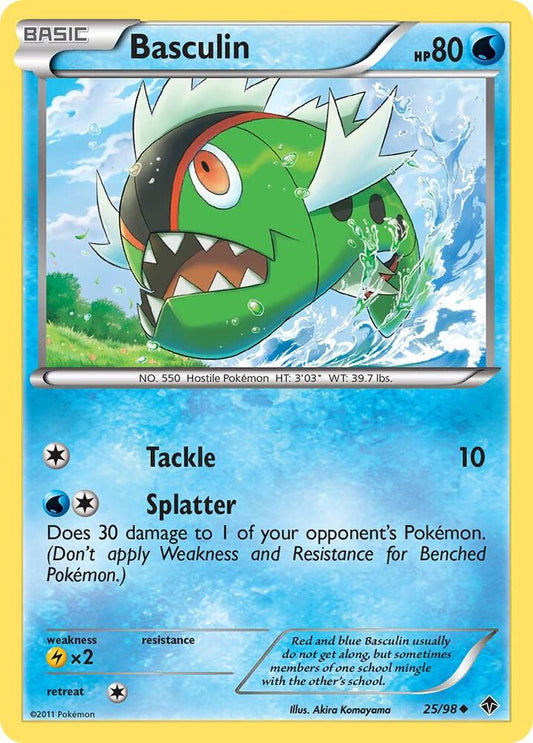 Pokemon Basculin 25/98 Emerging Powers