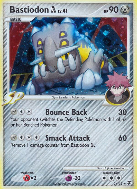 Pokemon Bastiodon GL 2/111 Rising Rivals