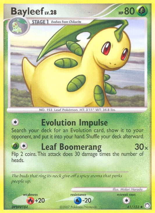 Pokemon Bayleef 41/123 Mysterious Treasures