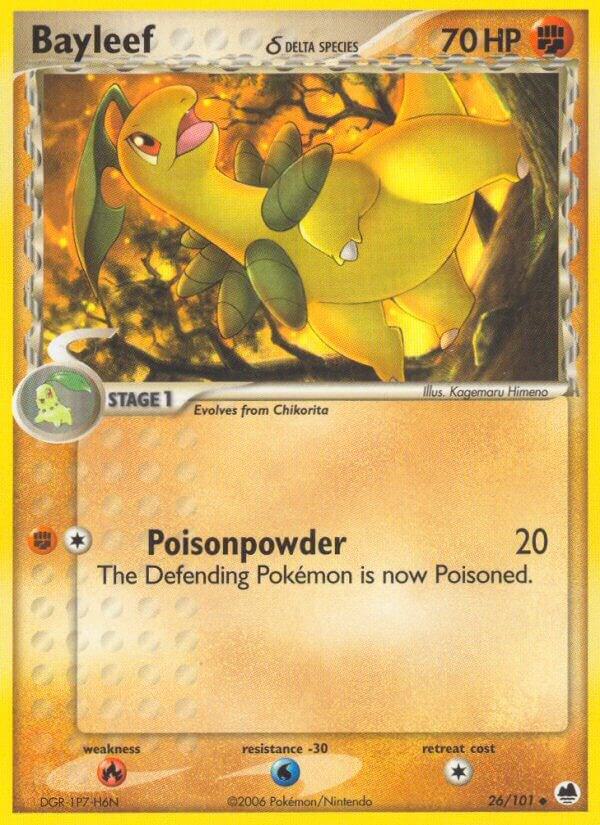 Pokemon Bayleef δ 26/101 Dragon Frontiers