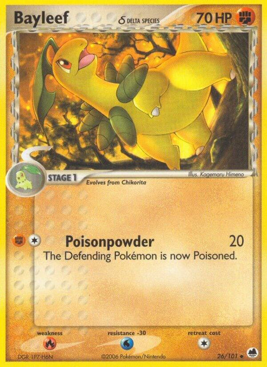 Pokemon Bayleef δ 26/101 Dragon Frontiers