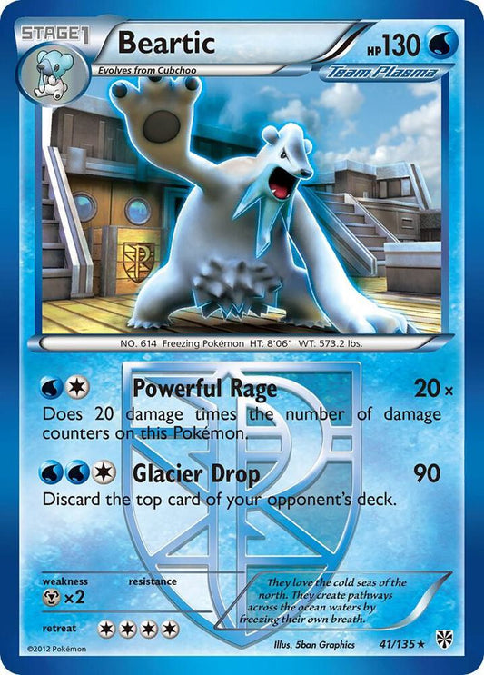 Pokemon Beartic 41/135 Plasma Storm