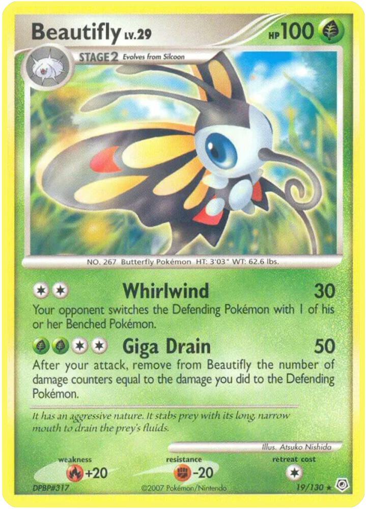 Pokemon Beautifly 19/130 Diamond & Pearl