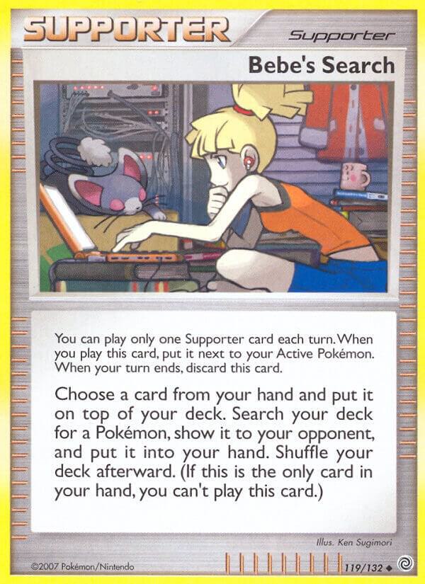 Pokemon Bebe's Search 119/132 Secret Wonders