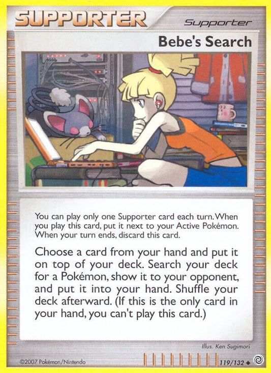 Pokemon Bebe's Search 119/132 Secret Wonders