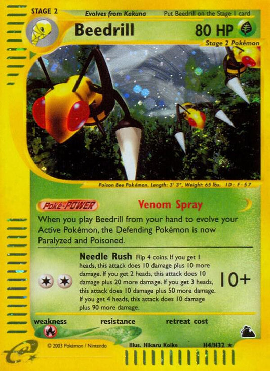 Pokemon Beedrill H4/144 Skyridge