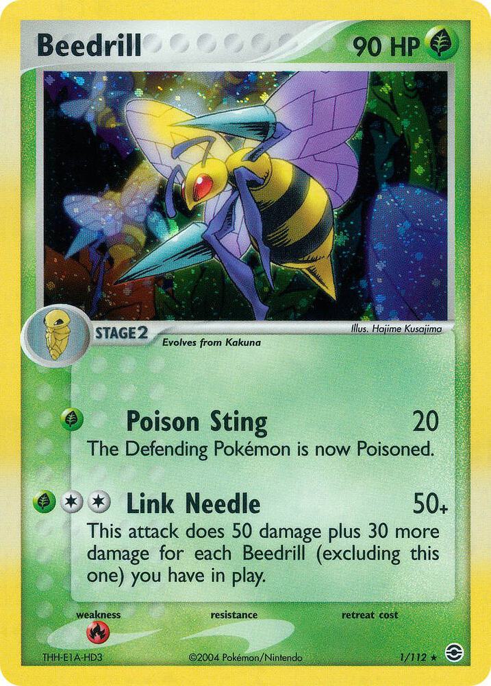 Pokemon Beedrill 1/112 FireRed & LeafGreen