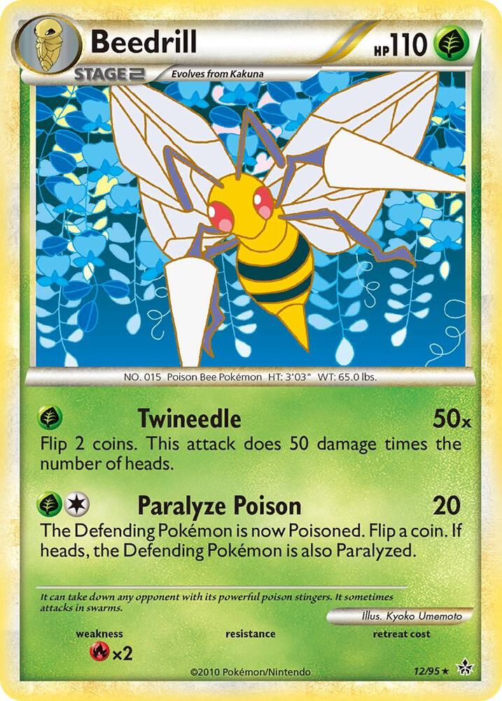 Pokemon Beedrill 12/95 Unleashed