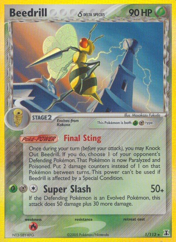 Pokemon Beedrill δ 1/113 Delta Species