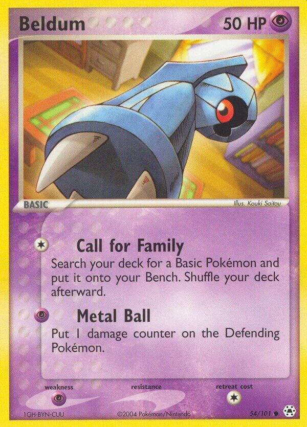 Pokemon Beldum 54/101 Hidden Legends