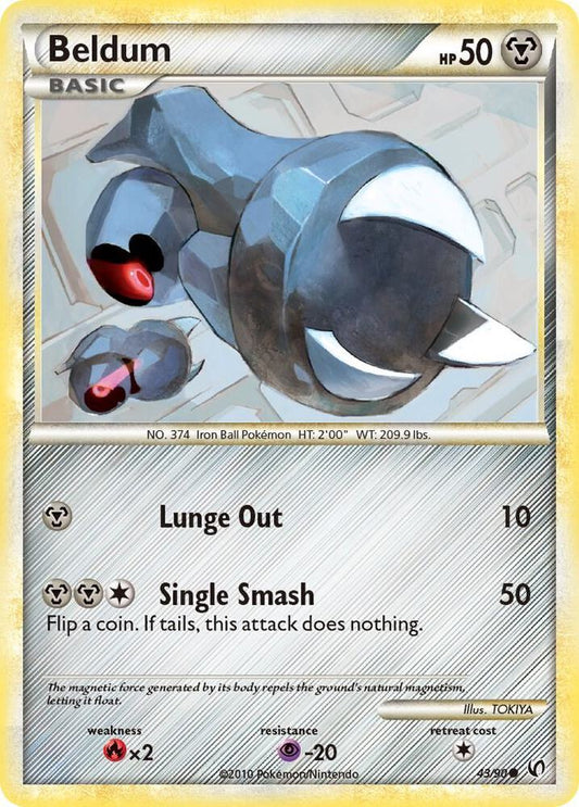 Pokemon Beldum 43/90 Undaunted