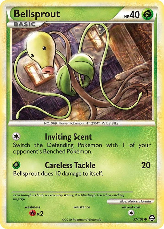 Pokemon Bellsprout 57/102 Triumphant
