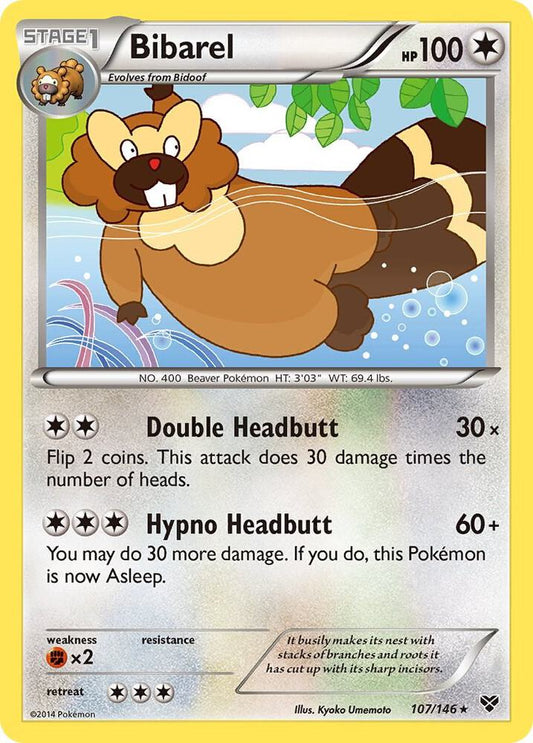 Pokemon Bibarel 107/146 XY
