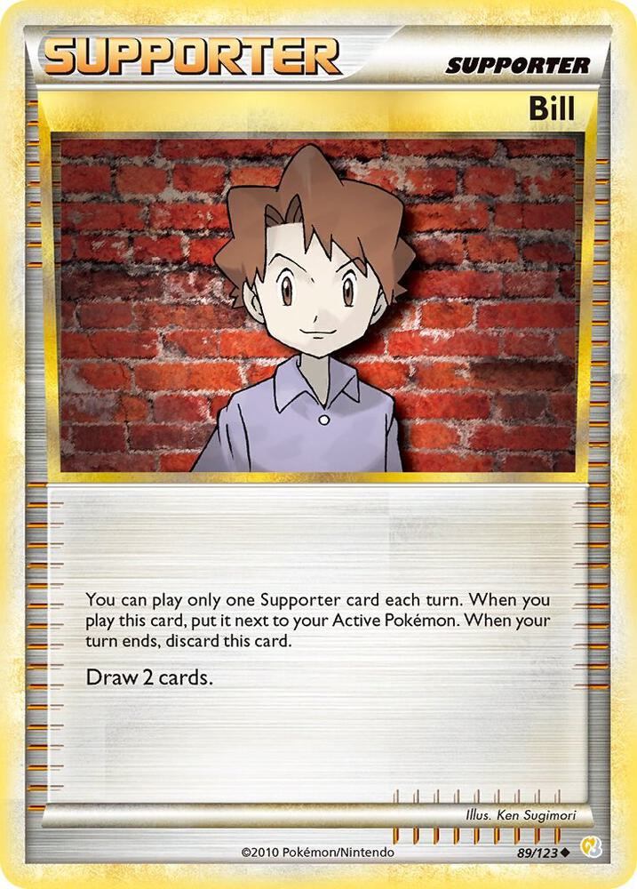 Pokemon Bill 89/123 HeartGold & SoulSilver