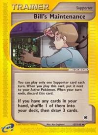Pokemon Bill's Maintenance 137/165 Expedition Base Set
