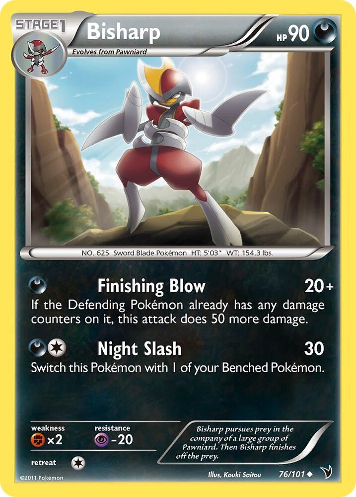 Pokemon Bisharp 76/101 Noble Victories