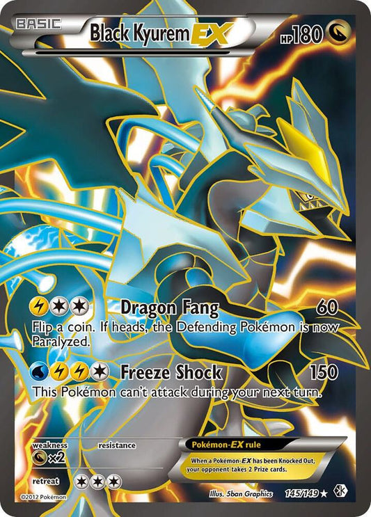Pokemon Black Kyurem EX 145/149 Boundaries Crossed