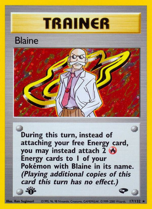 Pokemon  Blaine 17/132 Gym Challenge