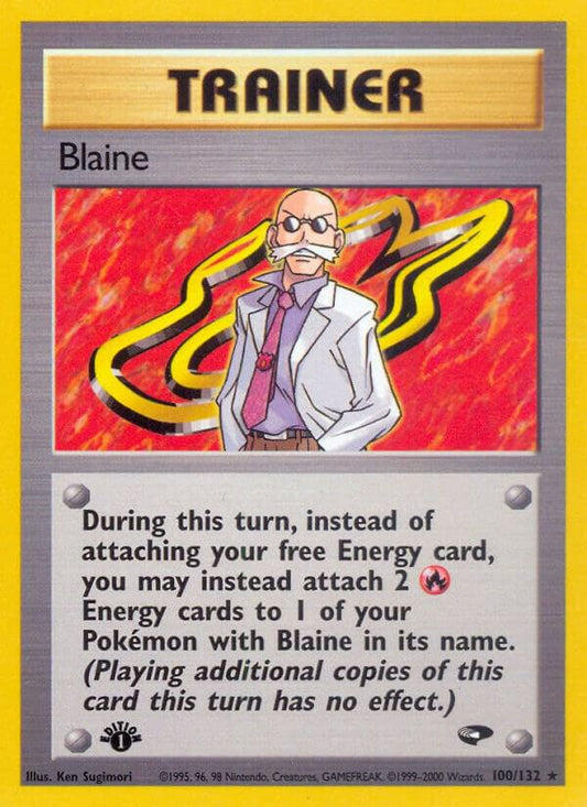Pokemon  Blaine 100/132 Gym Challenge