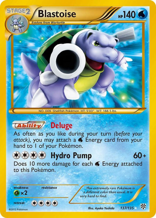 Pokemon Blastoise 137/135 Plasma Storm
