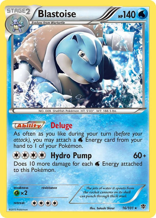 Pokemon Blastoise 16/101 Plasma Blast
