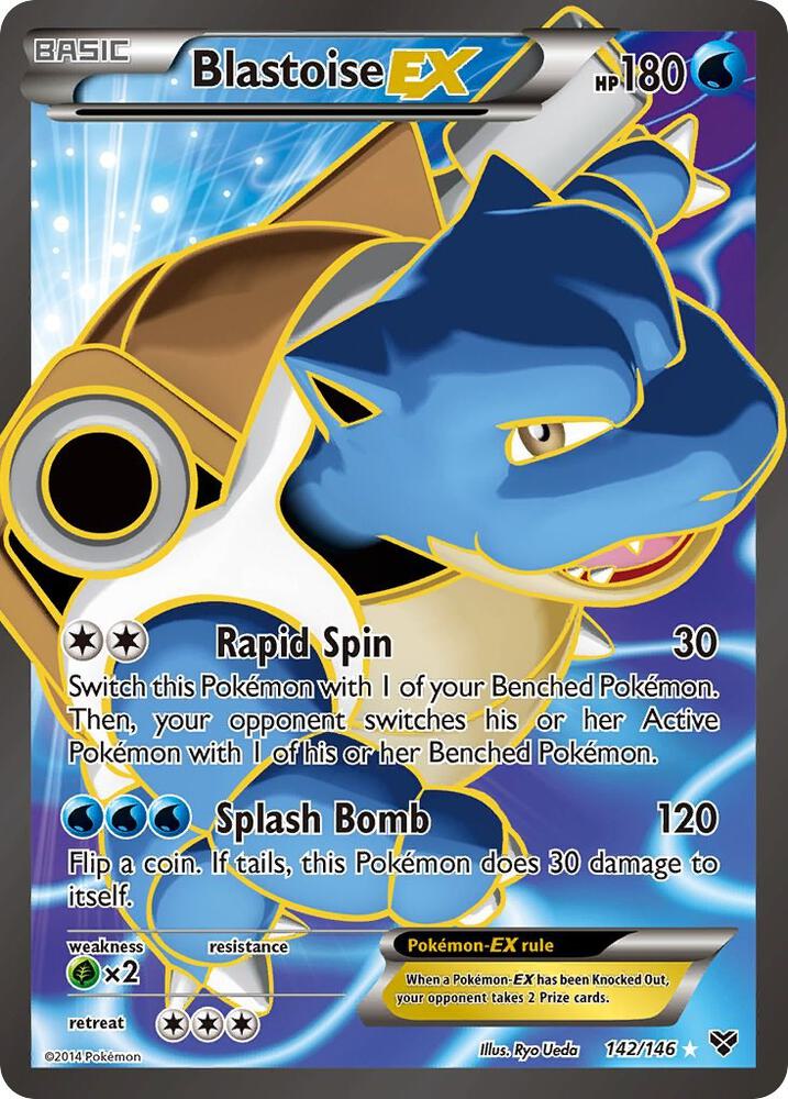 Pokemon Blastoise EX 142/146 XY