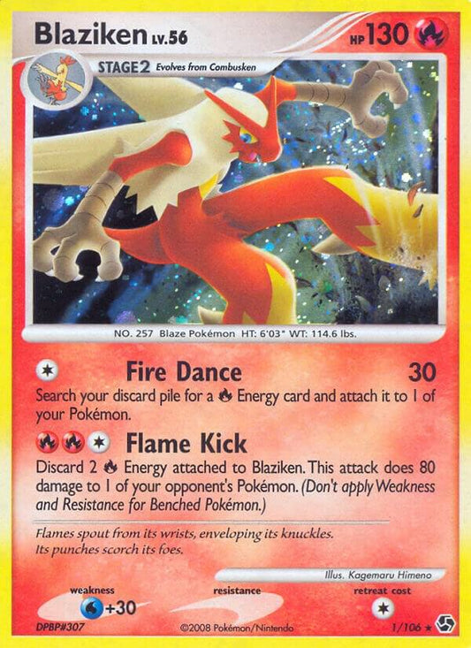 Pokemon Blaziken 1/106 Great Encounters