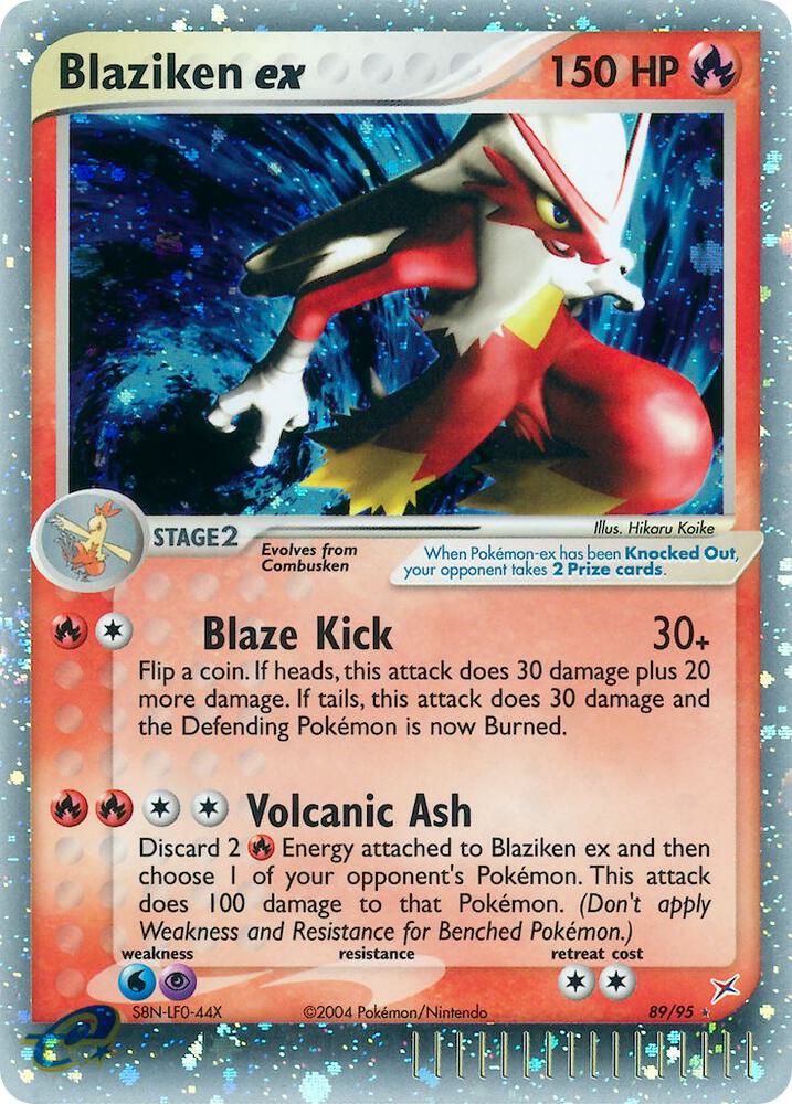 Pokemon Blaziken ex 89/95 Team Magma vs Team Aqua