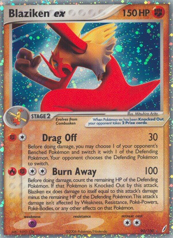 Pokemon Blaziken ex 90/100 Crystal Guardians