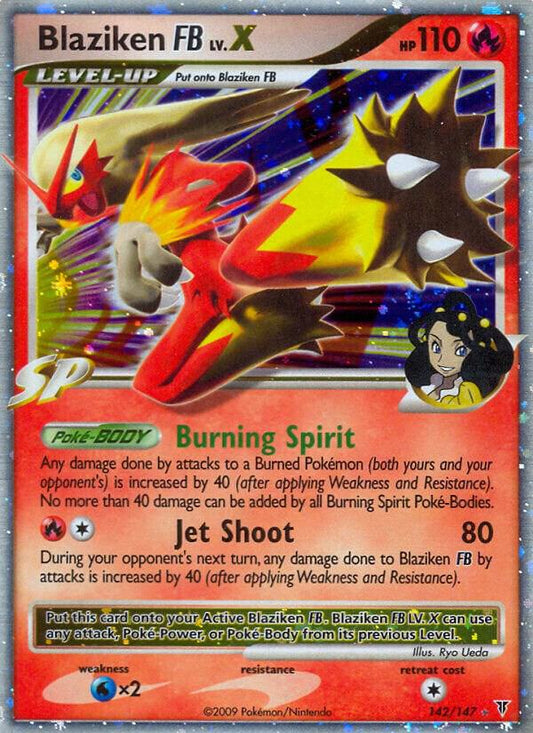 Pokemon Blaziken FB LV.X 142/147 Supreme Victors