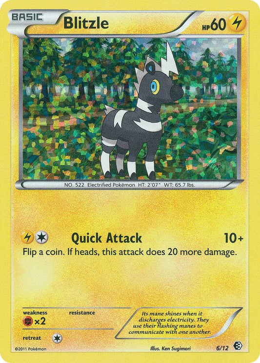 Pokemon Blitzle 6/12 McDonald's Collection 2011
