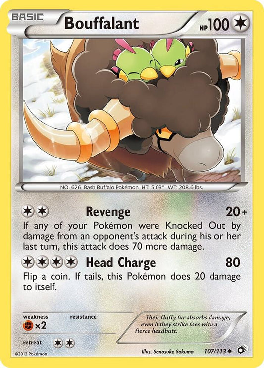 Pokemon Bouffalant 107/113 Legendary Treasures