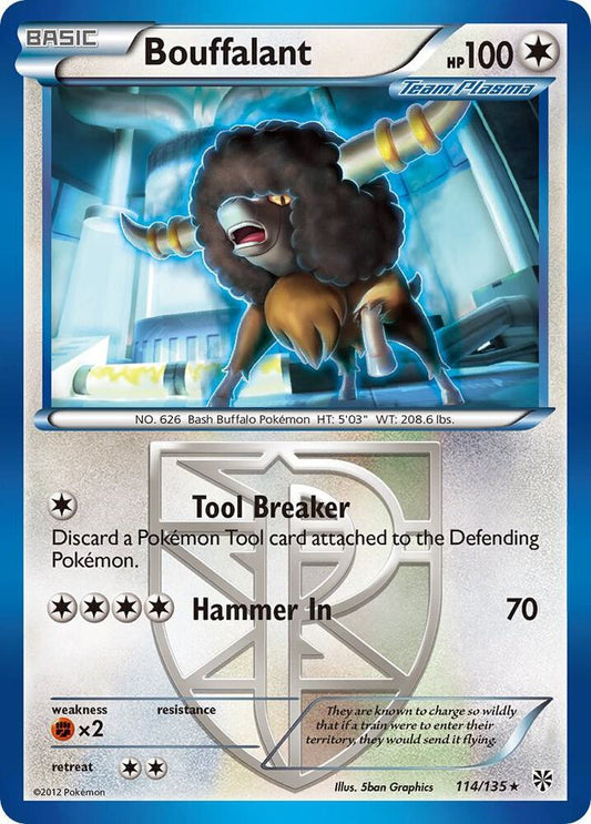 Pokemon Bouffalant 114/135 Plasma Storm