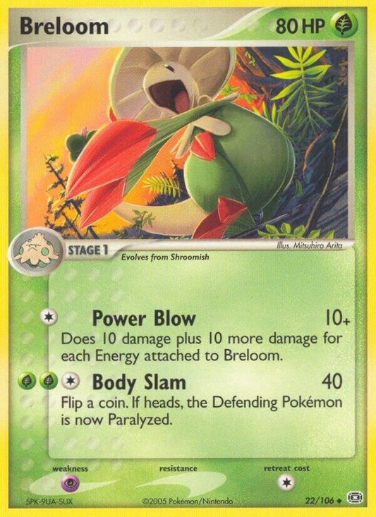 Pokemon Breloom 22/106 Emerald