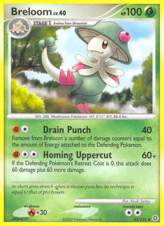 Pokemon Breloom 45/132 Secret Wonders