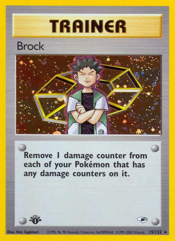 Pokemon Brock 15/132 Gym Heroes