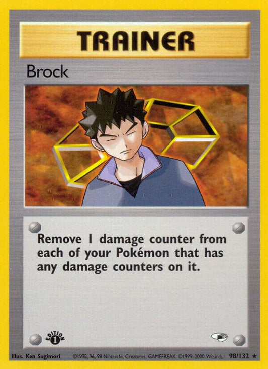 Pokemon Brock 98/132 Gym Heroes