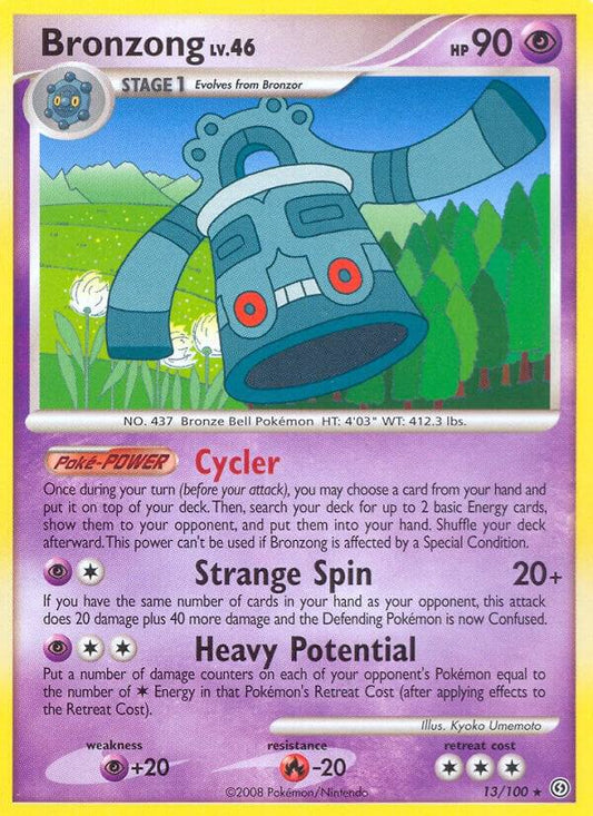 Pokemon Bronzong 13/100 Stormfront