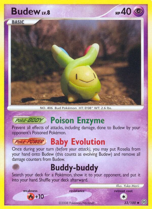 Pokemon Budew 33/100 Stormfront