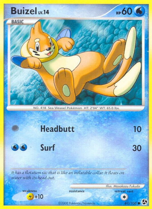 Pokemon Buizel 61/106 Great Encounters