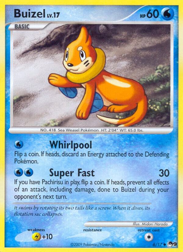 Pokemon Buizel 6/17 POP Series 9
