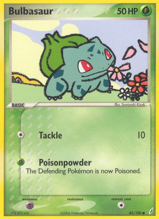 Pokemon Bulbasaur 45/100 Crystal Guardians